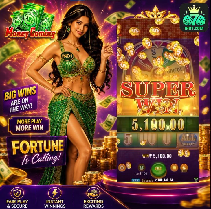 Money Coming slot game on IND1.COM